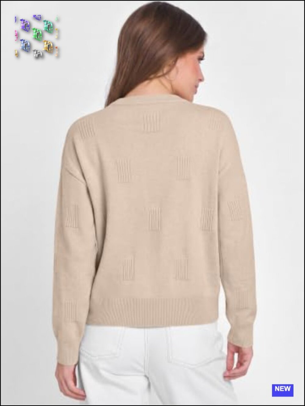 Cardigan Sweaters for Women Button Up Textured Knit Dressy Casual Classic Long - Picture 5 of 6